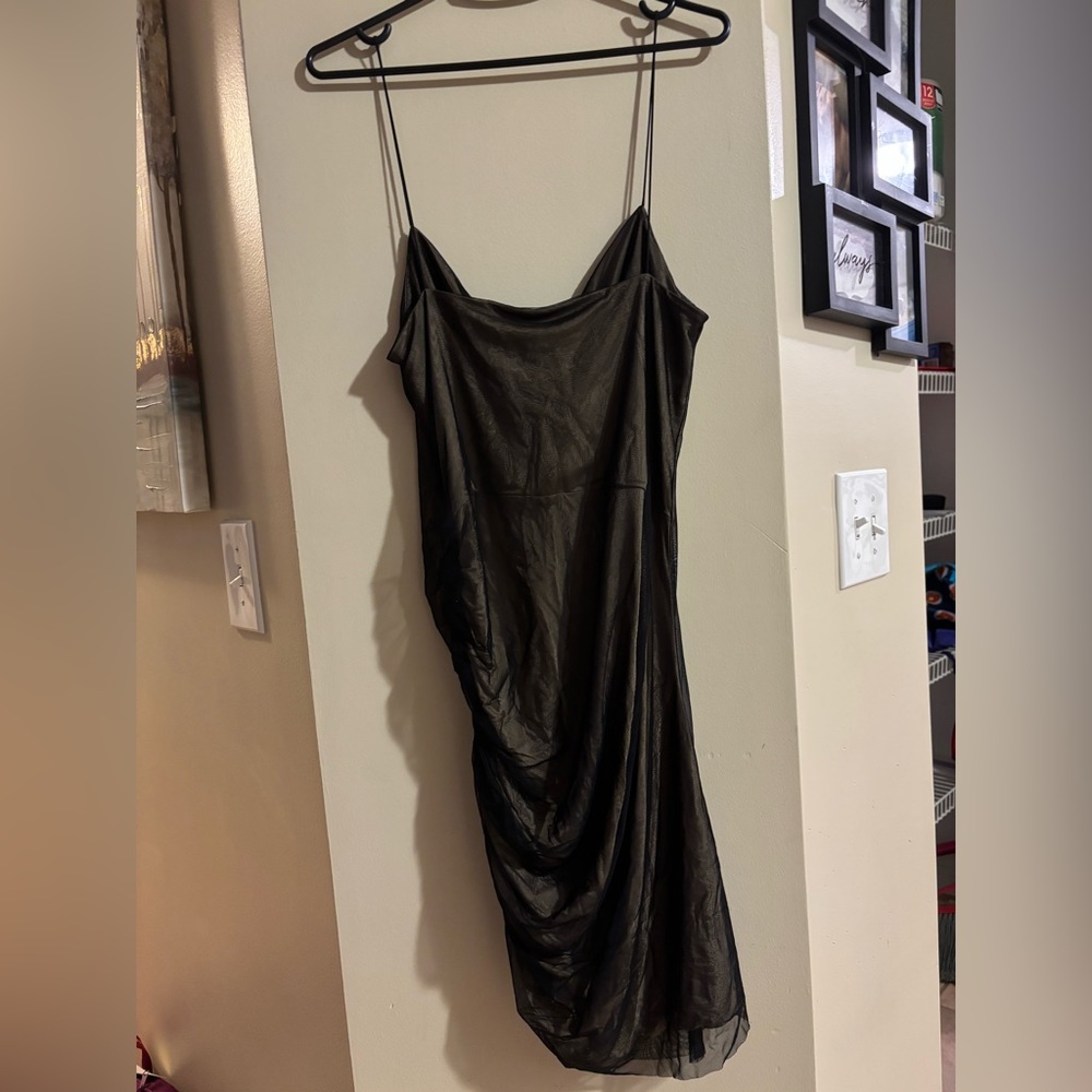 Perry Layered Mesh Mini Dress - Picture 7 of 10